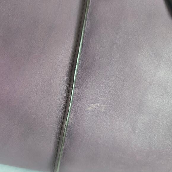 Tod's D-styling Handbag Leather Purple Lavender Large - Picture 11 of 12